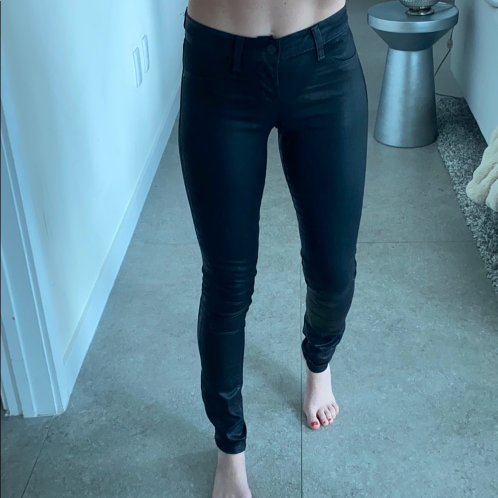 Black Coated JBrand Jeans